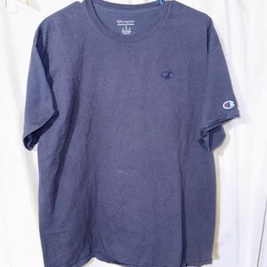 Champion Men's Dark Blue Short Sleeve Tee